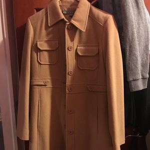 Kenneth Cole camel color wool coat